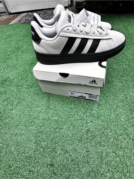 adidas Other - adidas White and Black Low-Top Court Sneakers